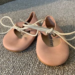 NWOT Piper Finn Blush Lace-Up Mary Jane Soft Sole Baby Size 1